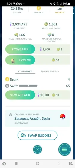 Pokemon Go Shiny Electrike ( XXL ) - Image 2