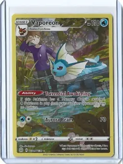 Vaporeon TG02/TG30 Pokemon TCG Brilliant Stars Trainer Gallery Near Mint - Image 1