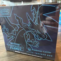 Sealed! Pokemon TCG Phantasmal Flames Pokemon Center Elite Trainer Box PKC ETB - Image 1