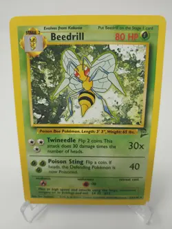 Pokemon Beedrill 21/130 Base Set 2 NM - Image 1