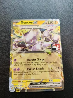 Pokemon TCG - Mewtwo ex 058/182 Holo Play Stamped Prize Pack Series 5 - Image 1