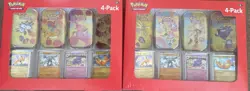 Pokemon TCG Scarlet & Violet 151 Mini Tin 4-Pack Sam’s Club New IN HAND - Image 1