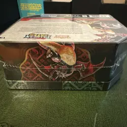 Pokemon TCG: Scarlet & Violet-Paldean Fates Tin (Shiny Great Tusk Ex) 5 Packs - Image 2