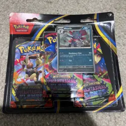 Pokemon TCG: Phantasmal Flames 3 Pack Triple Blister Weavile - LOT OF 3 - Image 2