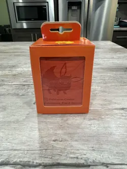 Pokemon Center Japanese Eevee Collection Flip Deck Case flareon Unopened 2017 - Image 3