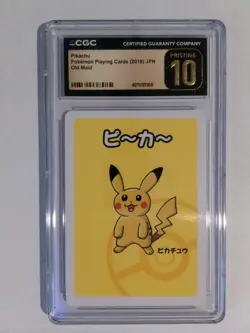 Pokemon Pikachu Old Maid CGC 10 Pristine - Image 1