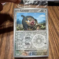 Lechonk 155/198 Scarlet & Violet Sealed Pokemon Center Stamped Promo Pokemon NM - Image 1