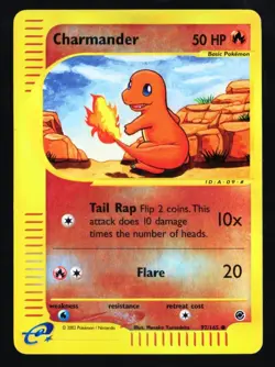 Charmander Pokemon TCG 97/165 Expedition E-Reader Reverse Holo LP - Image 1