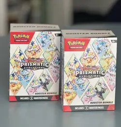 Pokemon TCG: New Scarlet Violet Prismatic Evolutions Booster Bundle - Lot of 2 - Image 1