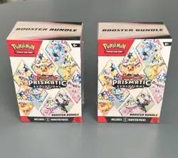 Pokemon TCG: New Scarlet Violet Prismatic Evolutions Booster Bundle - Lot of 2 - Image 5