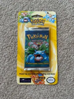 NEW, FACTORY SEALED POKEMON 1999 BASE BLISTER SEALED VENUSAUR PACK HEAVY 34.17 g - Image 1