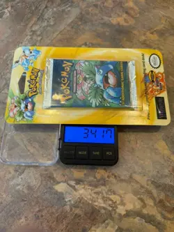 NEW, FACTORY SEALED POKEMON 1999 BASE BLISTER SEALED VENUSAUR PACK HEAVY 34.17 g - Image 3