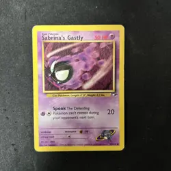 Sabrina's Gastly - 93/132 Gym Heroes - WOTC Unlimited - Pokemon TCG D3 - Image 1