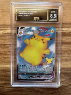 Surfing Pikachu VMAX 009/025 Celebrations Holo for sale online - Image 1