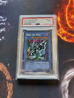 Yugioh! Zera The Mant Premium Pack Secret Rare Misprint Error PP01-EN011 - PSA 9 - Image 1