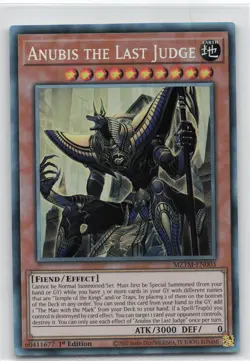 Yugioh MZTM-EN003 - Anubis the Last Judge - Collectors Rare - Image 1