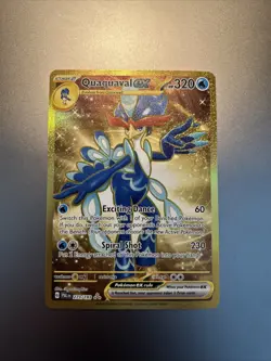 Quaquaval ex 273/193 Full Art Secret Gold Paldea Evolved Pokemon Card - Image 4