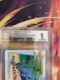 Pokemon Card Japanese Carddass Vending Anime BGS Beckett 9 Gyarados Blastoise - Image 4