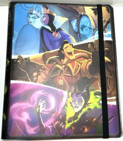 Disney Villains 9-Pocket Binder/Portfolio Holds 252 Cards 2025 Lorcana EMPTY - Image 1