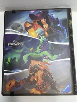 Disney Villains 9-Pocket Binder/Portfolio Holds 252 Cards 2025 Lorcana EMPTY - Image 2