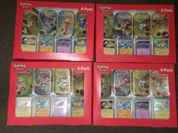 Pokemon 151 4 Mini Tins+4 Promo Cards Bundle SAMS CLUB Exclusive Lot Of 4 - Image 1