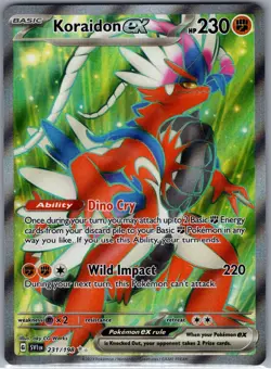 Koraidon ex 231/198 SV01: Scarlet & Violet Base Set - Pokemon Card - NM - Image 1