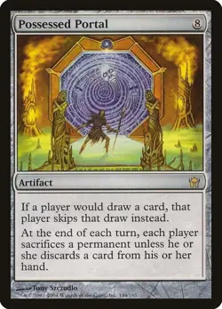 Possessed Portal MTG NM magic card artifact fifth dawn - Image 1