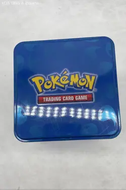 Pokemon TCG Water Stacking Tin w Bulk Lot Of Cards & More - Image 2
