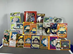 Pokemon Lot of 23 Cards and Stickers All Snorlax #143 Snorlax Only Pokemon Lot - Image 1
