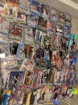 LOT OF 227+ Mixed Foil Waifu Cards Goddess Story Weiss Schwarz Wixoss Lycee TCG - Image 4