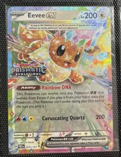 Prismatic Evolutions Surprise Box Sealed Stamped EX Promo Cards Complete Set 9/9 - Image 2