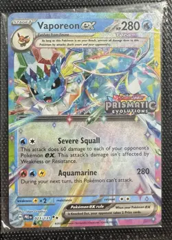 Prismatic Evolutions Surprise Box Sealed Stamped EX Promo Cards Complete Set 9/9 - Image 3