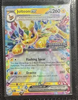 Prismatic Evolutions Surprise Box Sealed Stamped EX Promo Cards Complete Set 9/9 - Image 4