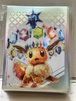 Prismatic Evolutions Eevee Pokemon Card Sleeves Pack Of 65 New - Image 1