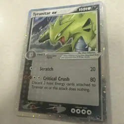 Pokemon TCG Tyranitar EX 17/17 Pop Series 1 Ultra Rare Holo Card #17/17 - Image 3