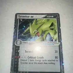 Pokemon TCG Tyranitar EX 17/17 Pop Series 1 Ultra Rare Holo Card #17/17 - Image 4