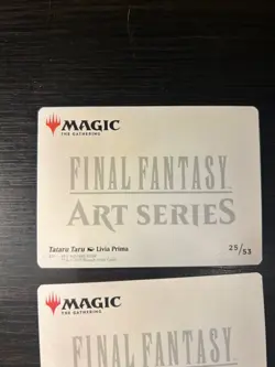 Magic The Gathering Final Fantasy Art Series Lot Of 17 Cards (15 regular 2 gold) - Image 3