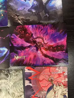 Magic The Gathering Final Fantasy Art Series Lot Of 17 Cards (15 regular 2 gold) - Image 5