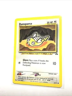 DUNSPARCE - 54/75 - Neo Discovery - Pokemon Card - NM - Image 1