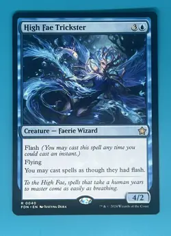 Mtg High Fae Trickster Foundations Regular - Image 1