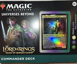 Magic the Gathering Lord of the Rings Food and Fellowship Commander Deck NEW MTG - Image 1