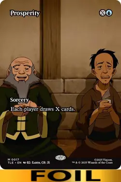 1x - Prosperity - FOIL BORDERLESS #17 - Avatar: Eternal - NM MTG - Image 1