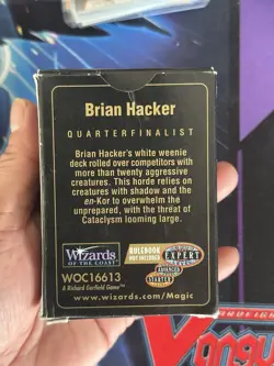 Magic The Gathering 1998 World Championships Brian Hacker White Weenie - Image 2