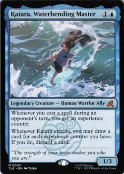 MTG Katara, Waterbending Master (93) | NM | Avatar: The Last Airbender {TLE} - Image 1