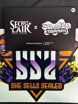 Magic the Gathering Secret Lair x Spongebob Squarepants Internet Sens Rainbow - Image 1