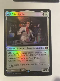 Peter Parker / Amazing Spider-Man FOIL - Marvel's Spider-Man - NM - MTG - Image 1