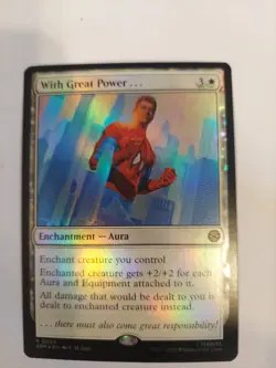 With Great Power . . . Marvel's Spider-Man Foil - Image 1