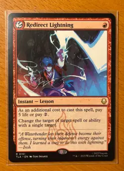 1x Redirect Lightning - MTG TLA (Avatar: The Last Airbender), Near Mint NM - Image 1