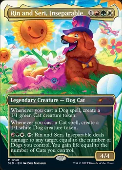 Rin and Seri, Inseparable |MtG Magic Secret Lair Drop Series |English |Near Mint - Image 1