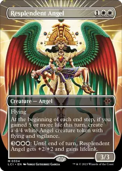 Resplendent Angel (Borderless) The Lost Caverns of Ixalan #334 Mythic - Image 1